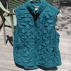 Shell Vest, Bit & Bridle, L, turquoise green